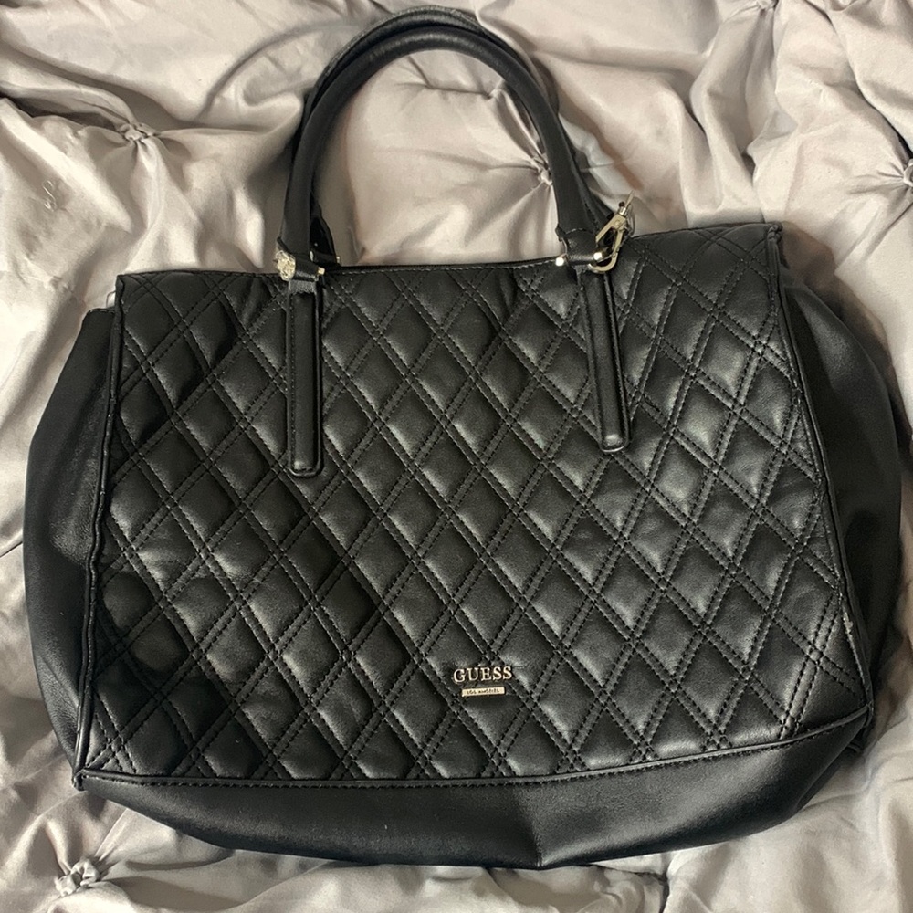 Black tote guess bag